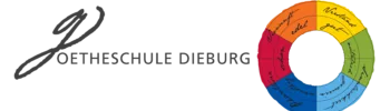 Logo Goetheschule Dieburg mit schwarzer Schrift