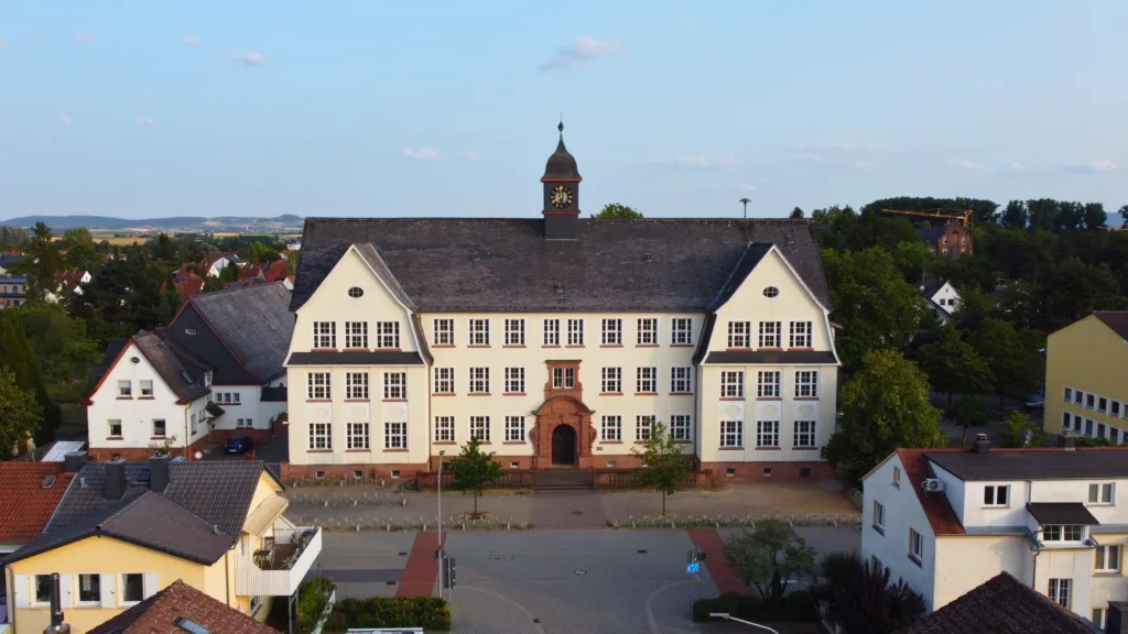 Goetheschule Dieburg Drohne Frontal 05