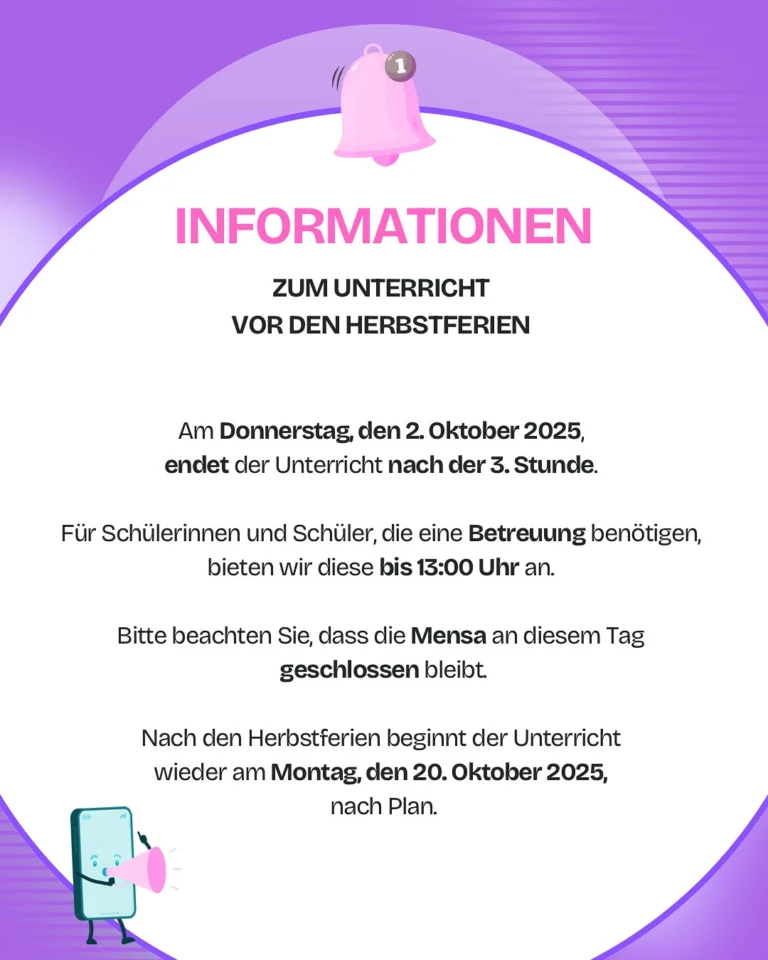 Informationen zum Unterricht vor den Herbstferien GSD PwLwpO6zTMRd2Rugog92ES2PU