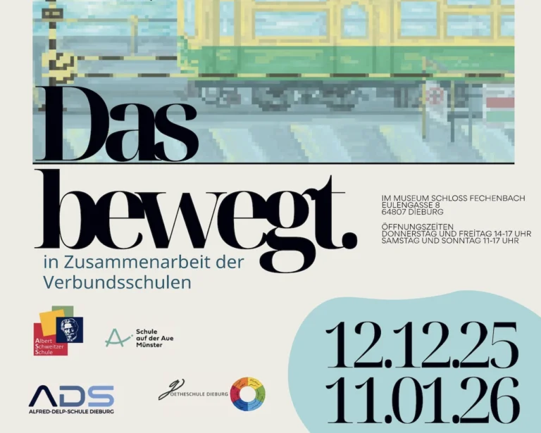 Die Ausstellung „Das bewegt.“ der Verbundschulen im Museum Schloss Fechenbach steht vor der Tür GSD TyPe4SuPOAacYxJaStLBVzpJR
